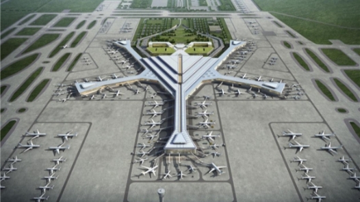 长沙机场T3航站楼项目按下施工生产“快进键”